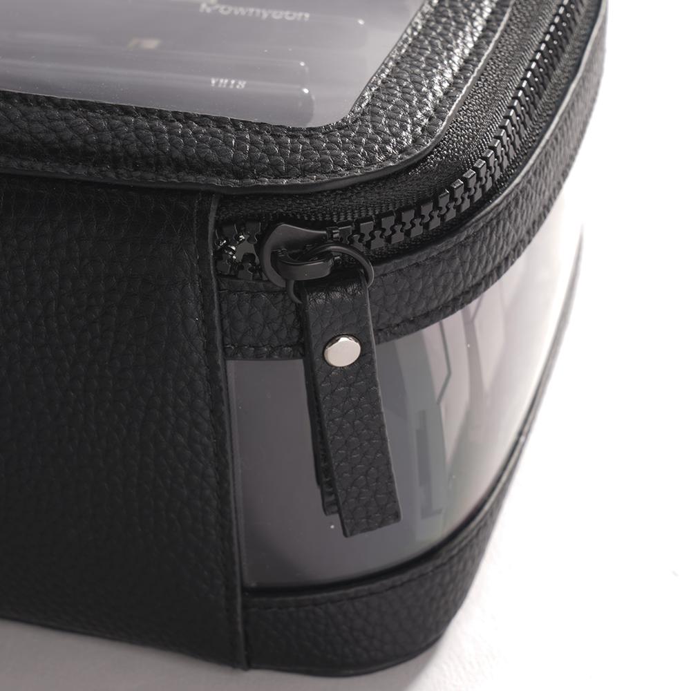 Rownyeon Cosmetische Tas Vrouwen Tpu Clear Make-Up Tas Reizen Make Up Benodigdheden Organizer Rits Make-Up Geval Pouch Toilettas