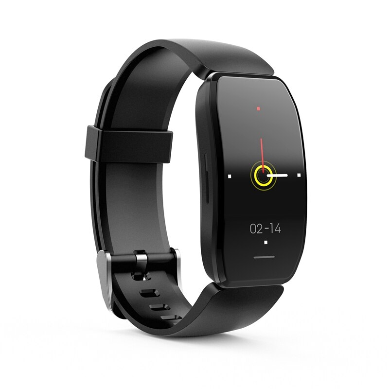 C114 Smart Armband Kleur Sn 1.14 Inch Hartslag Monitoring Bluetooth Peeter Armband (Zwart)