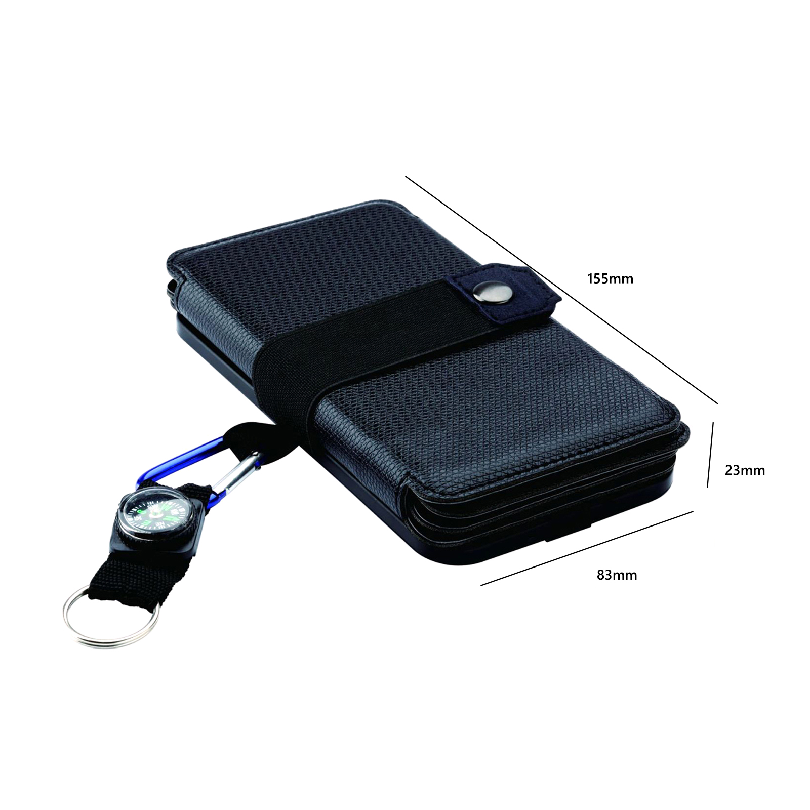 20W Foldable Solar Panel USB Solar Cells 5V Portable Battery Charger Outdoor Solar Charger Power Bank for Smartphones Charging