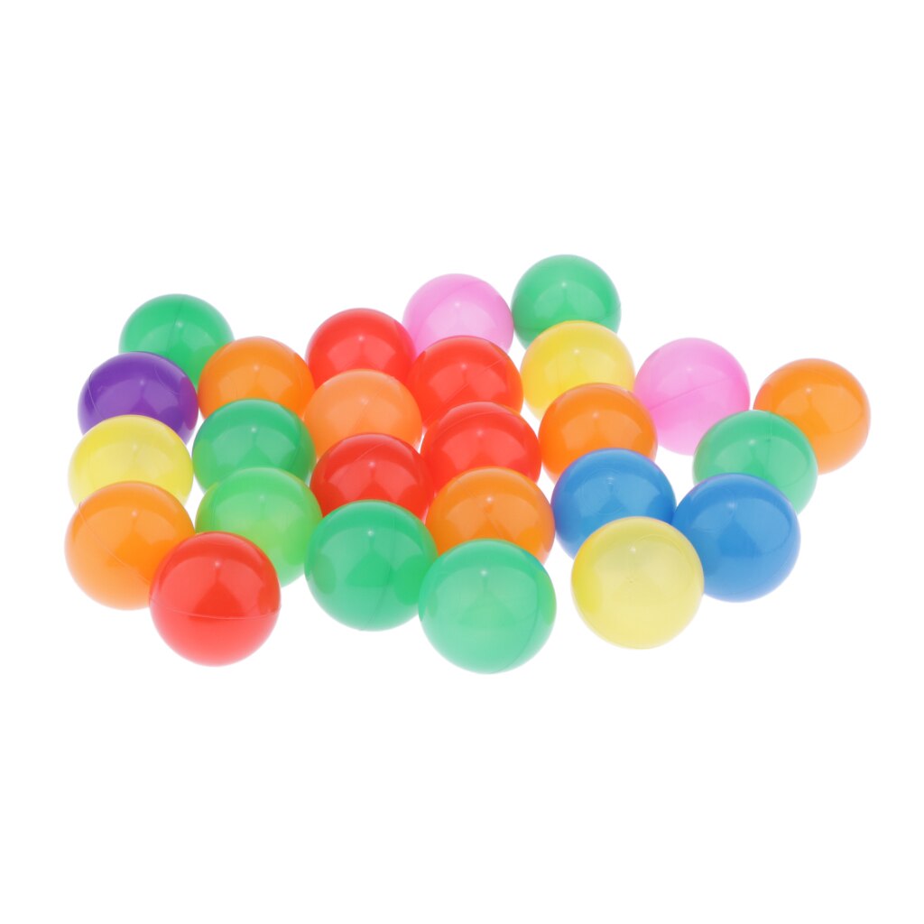 50pcs Funny Colorful Soft Plastic Ocean Balls Kids Swim Pool Toys 4cm