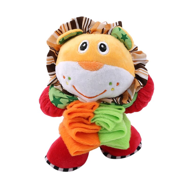 Degin dieren melodie puur muzikaal touw trekkoord baby rammelaar zacht pluche ringbel pop babybedje ledikant hangend speelgoed