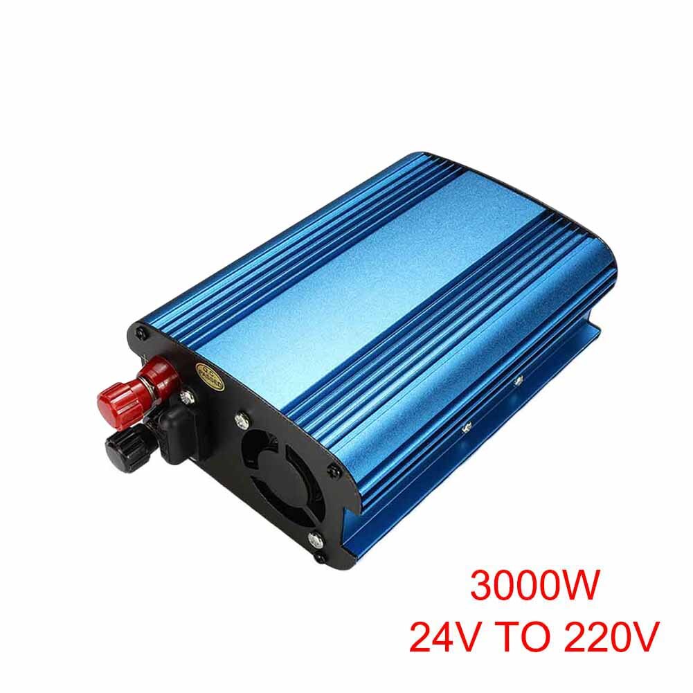 3000W/4000W inversor de energía Solar del coche DC 12/24V a AC 220V modificado convertidor de onda sinusoidal JHP-mejor: 24v to 220v 3000w