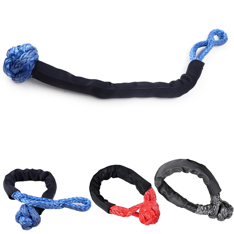 Cuerda De Cabrestante Sintética De 15 Metros - Resistencia 3.5 Toneladas, Con Funda Protectora, Ideal Para 4x4, SUV Y Motos