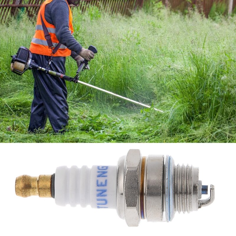 Lawn Mower Brush Cutter Spark Plug Garden Chainsaw Engine Accessory Replacement