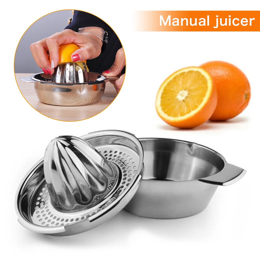 Draagbare Citruspers Rvs Lemon Oranje Manual Fruit Juicer Keuken Accessoires Gereedschap Keuken Sap Maker