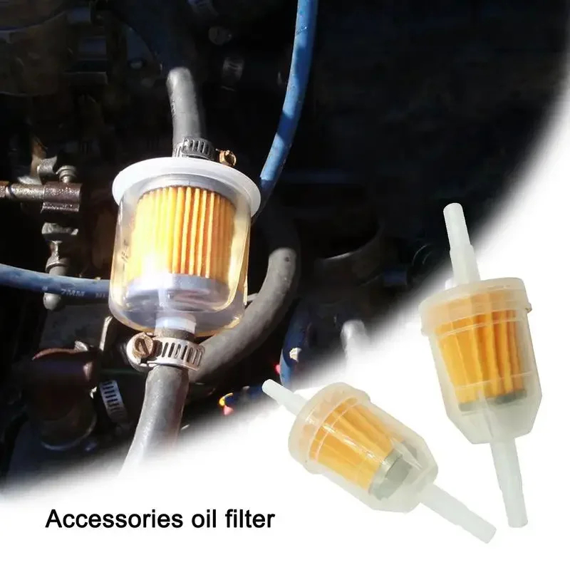 3 stuks professionele motorfiets oliefilter inline gas brandstof terreinwagen benzinefilter voor scooter element brandstofleiding universeel