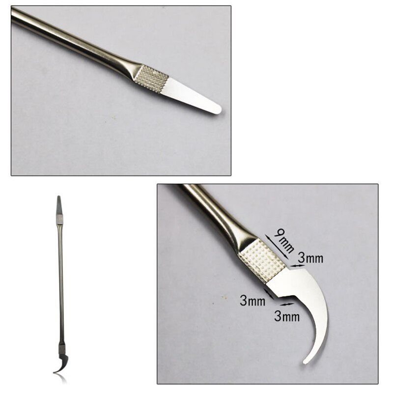 8in 1 Ic Chip Reparatie Dunne Tools Set Cpu Metalen Remover Burin Te Verwijderen Voor Mobiele Telefoon Computer Cpu Nand ic Chip Reparatie