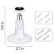 Camera Muur Beugel 360 Graden Draaibare Stabiele Plastic Voor Indoor Outdoor: WHITE