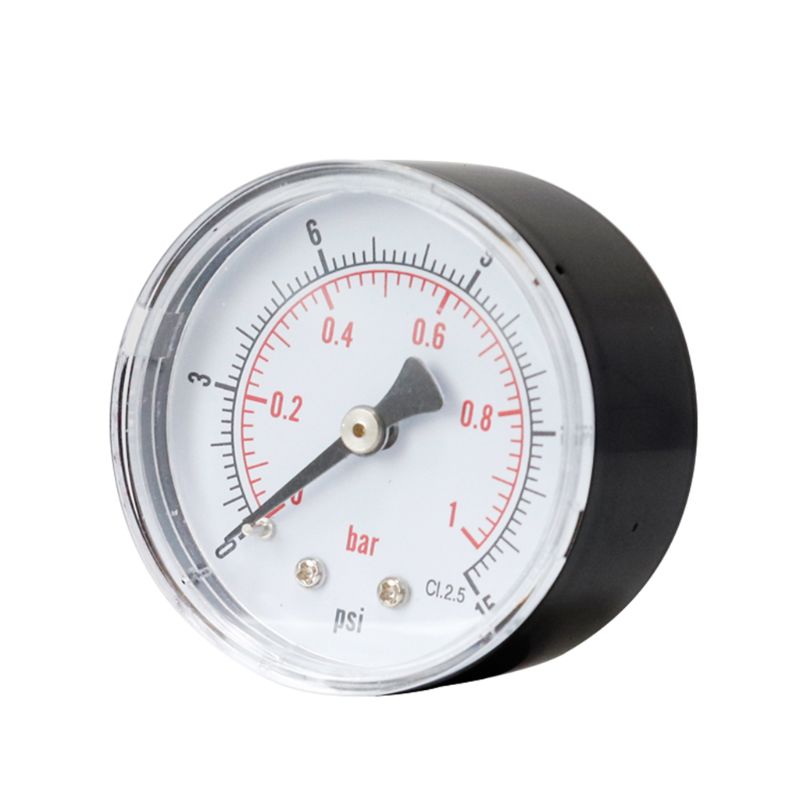 Pressure Gauge 52mm Dial 1/4" BSPT Horizontal 0/15,30,60.100,160,300 PSI & Bar Jy23 20