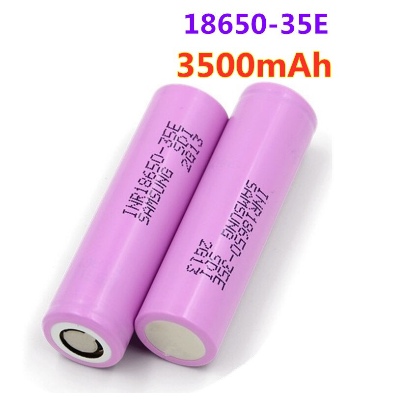2~20 PCS 100% Origin18650 35e For samsung 18650 3500mAh 13A discharge INR18650 35E 18650 battery Li-ion 3.7v rechargable Battery