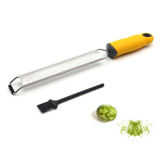 Microplane Grater Fruit Vegetable Tools & KitchenMultifunction Stainless Steel Lemon Zester Fruit Peeler Cheese Zester: Default Title
