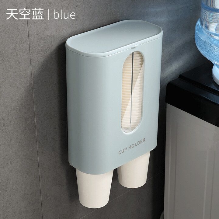 Haushalt tasse extraktoren, einweg tasse halter, wasser dispenser staub-proof tasse halter, wand-montiert papier tasse racks: 4