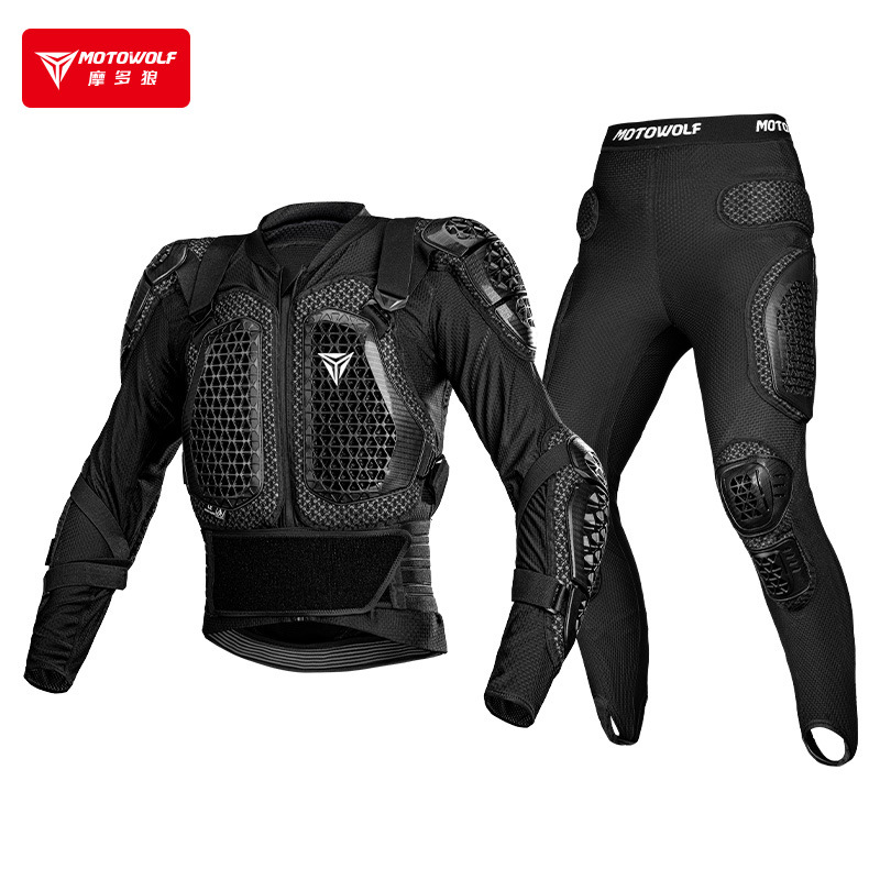 MOTOWOLF Motorcycle Jacket Men Moto Body Armor Motocross Racing Jacket CE Approval Motorbike Moto Protection Gears