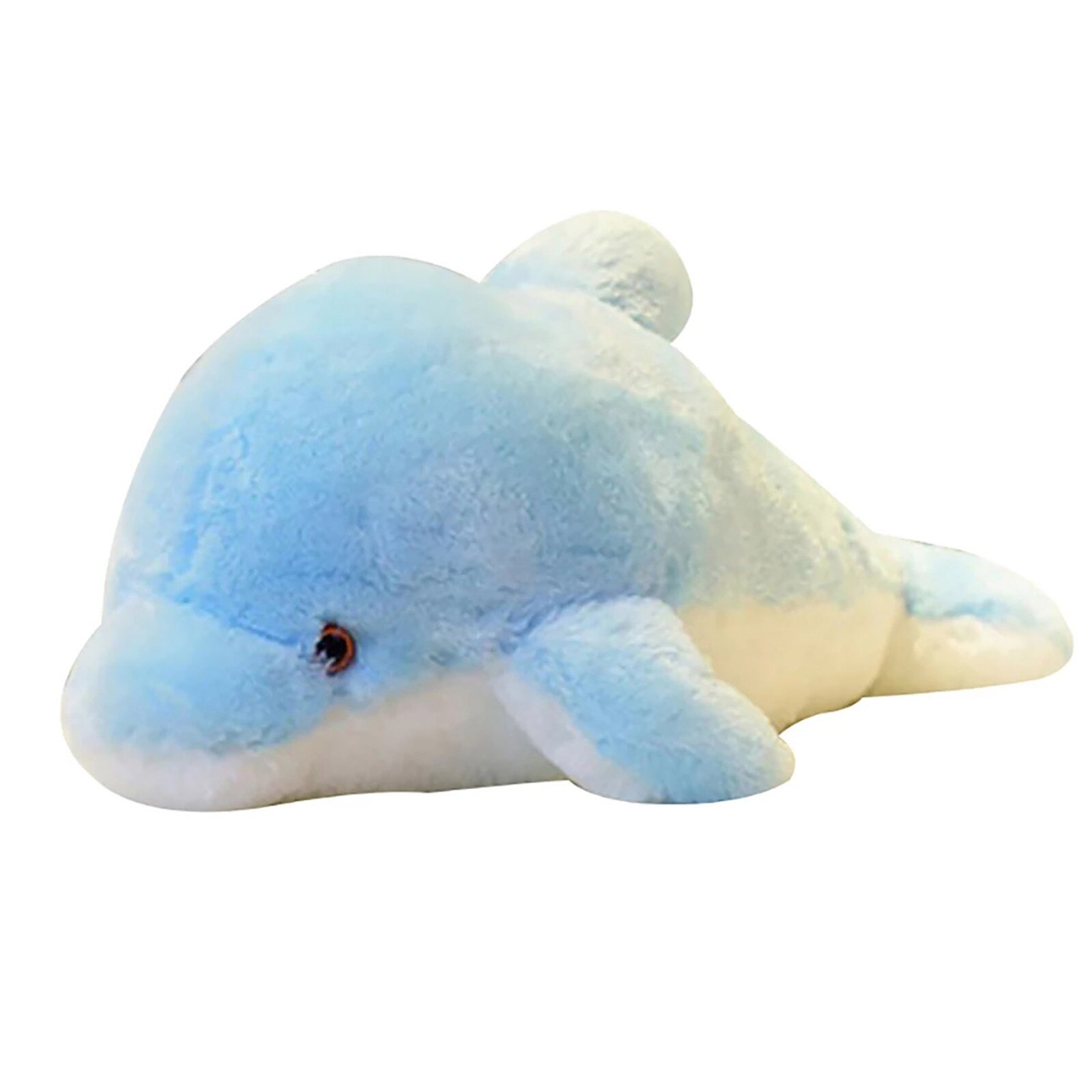32Cm Leuke Creatieve Lichtgevende Knuffel Dolfijn Pop Glowing Led Licht Dier Speelgoed Kleurrijke Pop Kussen Kinderen mooie: A