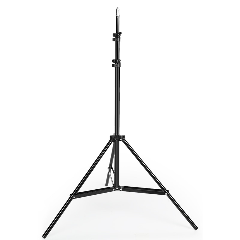 Supon fotostudio justerbart 180cm lys stativ fotostativ med 1/4 skruehoved til flash paraplyer reflektor belysning