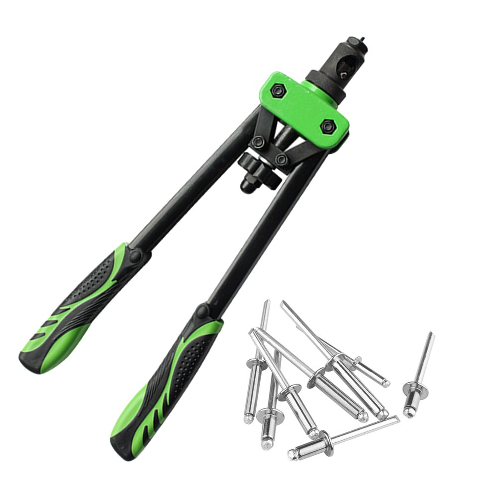 Blind Rivet Nut Gun Heavy Hand Insert Nut Tool Portable Manual Mandrels Non-slip Handle Nailer Household Woodworking Tool