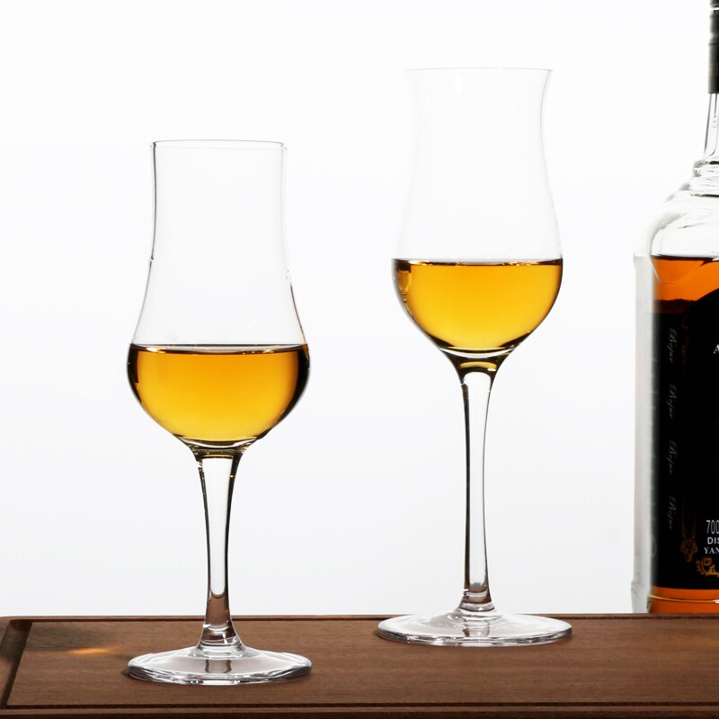 Crystal Whiskey Glass Scent Cup Tasting Cup Tall Tulip Sweet Wine Glass Liquor Cup Fragrant Cup Sherry Cup