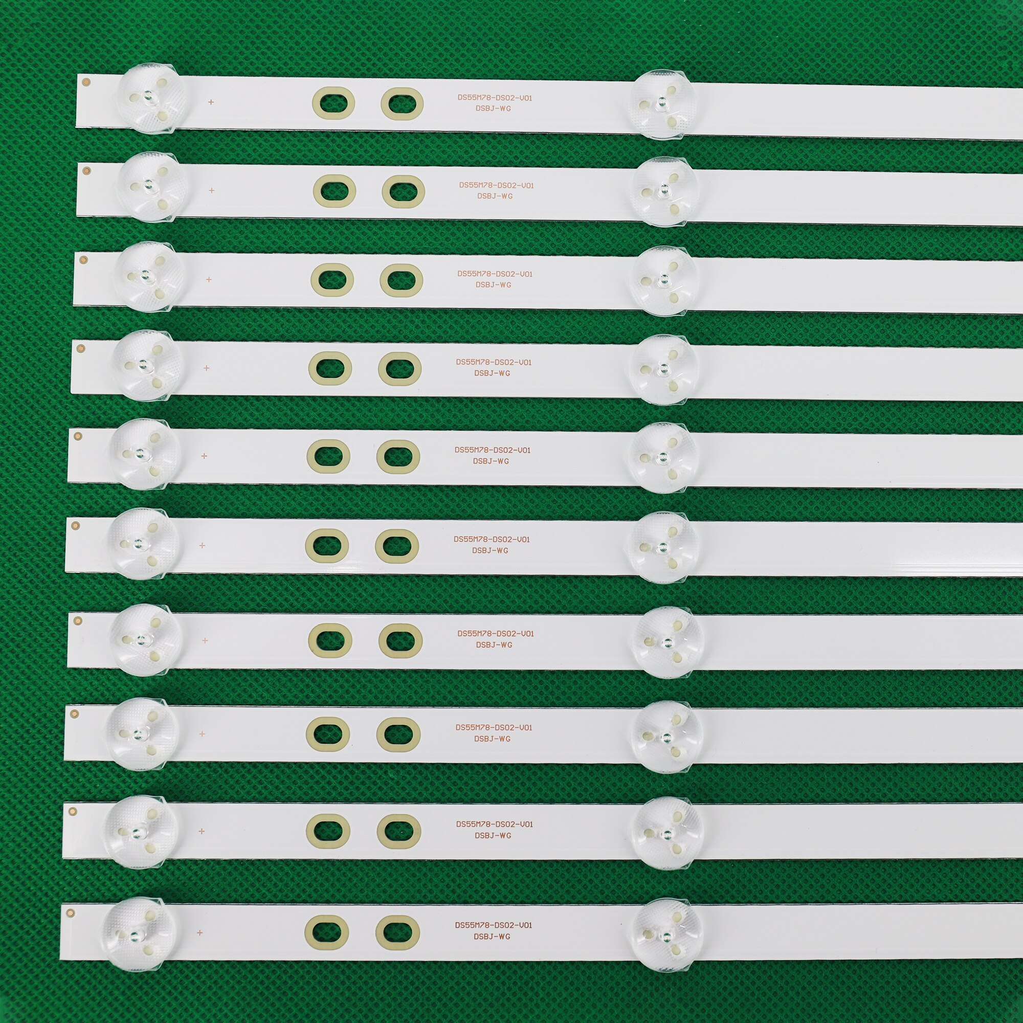 LED Backlight strip for BAIRD TI5510DLEDDS 2W2006-DS55M7800-01 DS55M78-DS02-V01 DSBJ-WG 5LED 3V 53CM