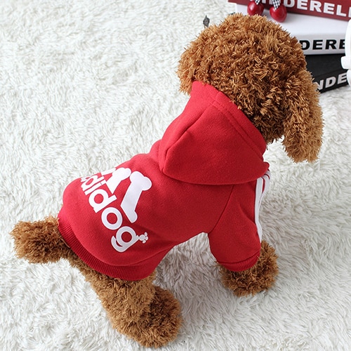 Perro Sudadera con capucha de invierno Ropa para perros abrigo Chaqueta de algodón Ropa Perro Bulldog francés Ropa para perros mascotas Ropa