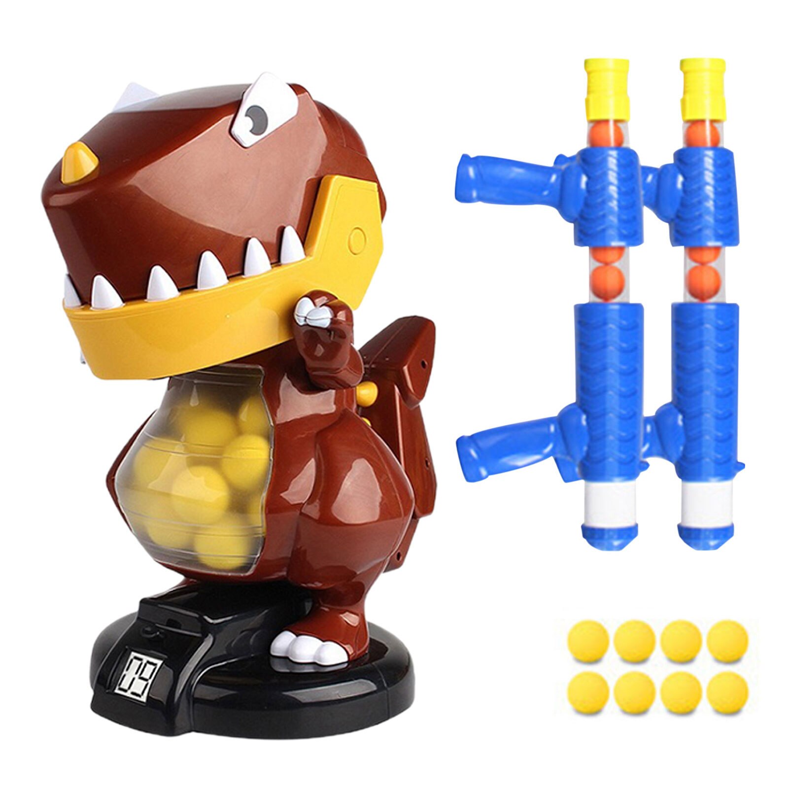 Pistolet zabawki zasilany powietrzem bezpieczeństwo miękki pocisk pistolety uderzyć głodny strzelanie kaczka elektroniczna gra cel kula zabawka dla dzieci odkryty kryty prezent: 06