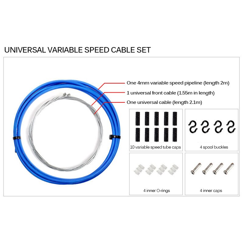 Front Rear Inner Outer Wire Brake Gear Cable Set Bike Bicycle Shifter Cable Practical Bicycle Speed Cable Effectively Upgrading