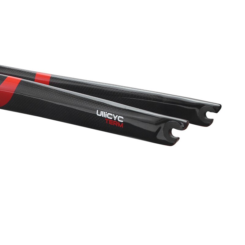 ULLCYC-horquilla rígida para bicicleta de carretera, ultraligera, de fibra de carbono, 700c, 28,6mm, 380g