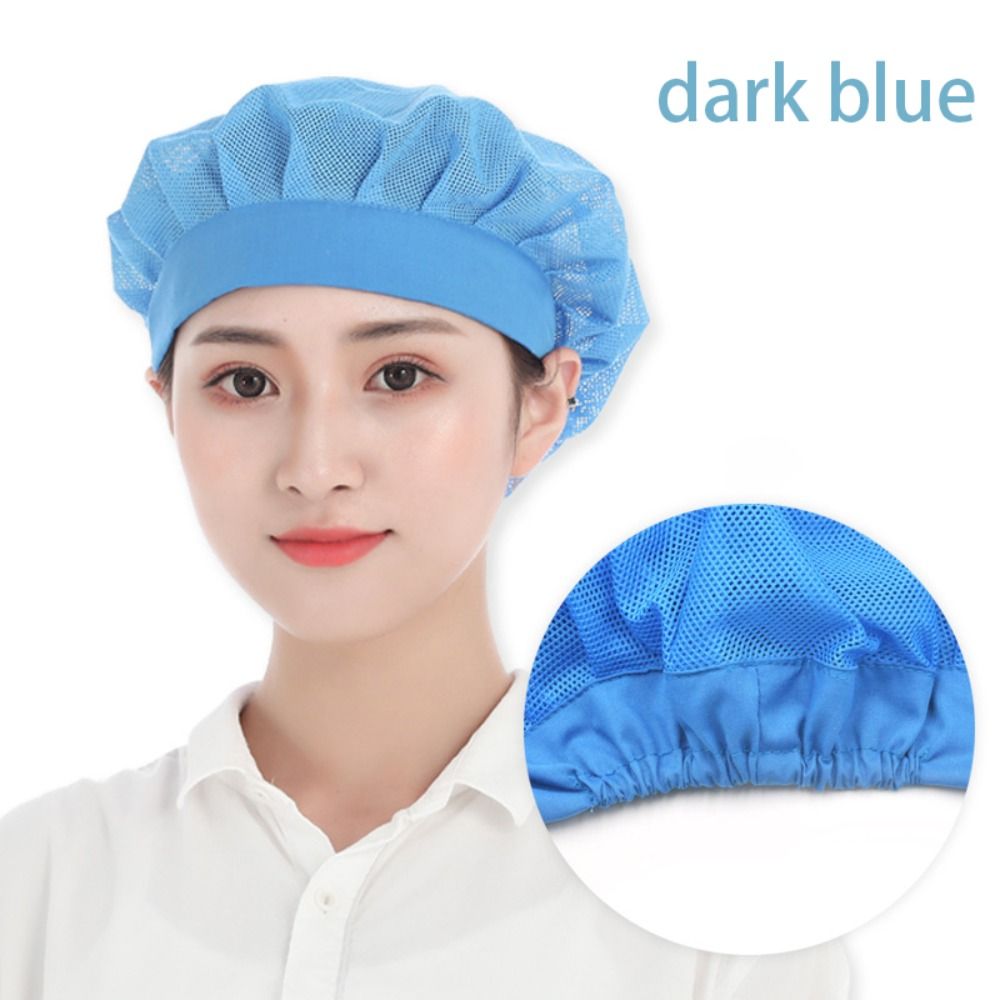 Hair Nets Chef Cap Chic Work Headband Food Service Cook Hat Bundled Hair Cooking Hygienic Cap Hotel: green