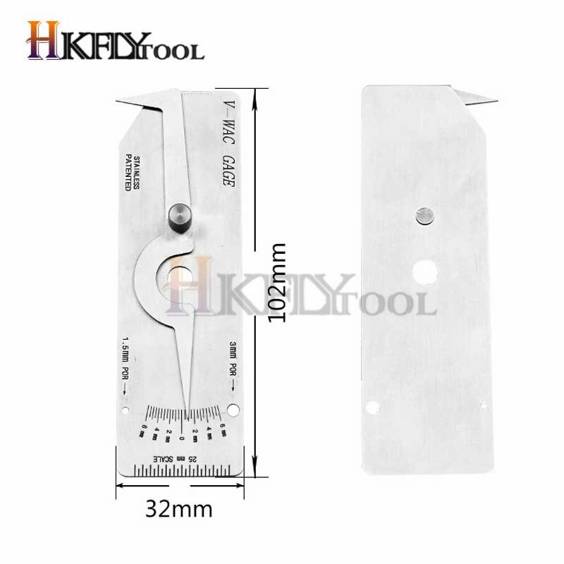 V-WAC Gage V WAC Single Weld Gage Welding Gauge V-WAC Biting Edge Welding Gauge inch Single Weld Gage