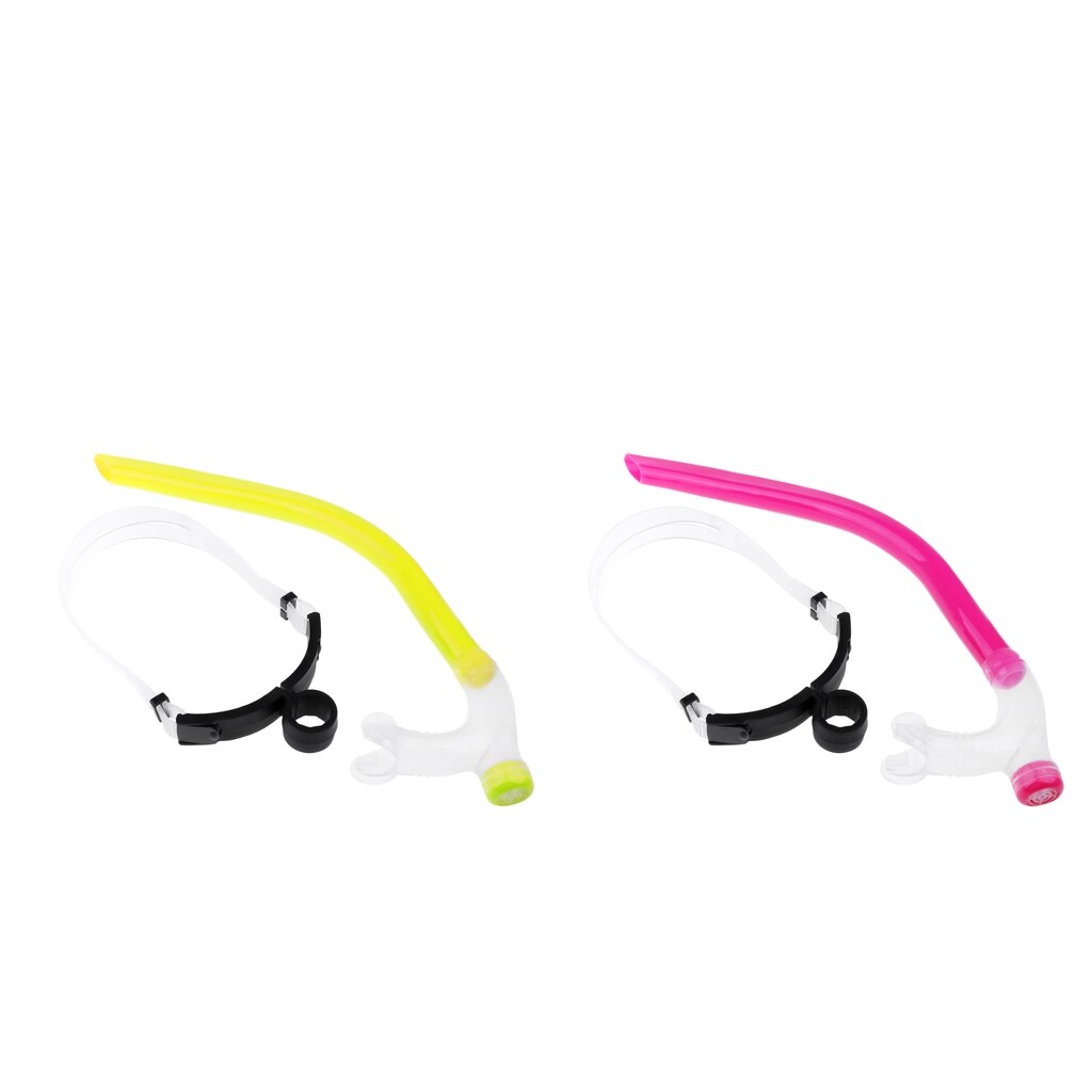 Adjustable Center Snorkel Set Breathing Tube for Swimming Underwater Boating