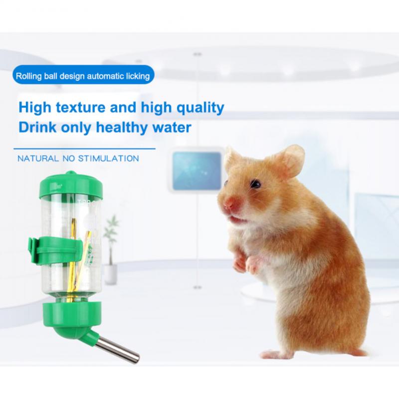 Bebedero para hámster de 80ML y 125ml, botella pequeña para mascotas, suministros para hámster, bebedero para mascotas