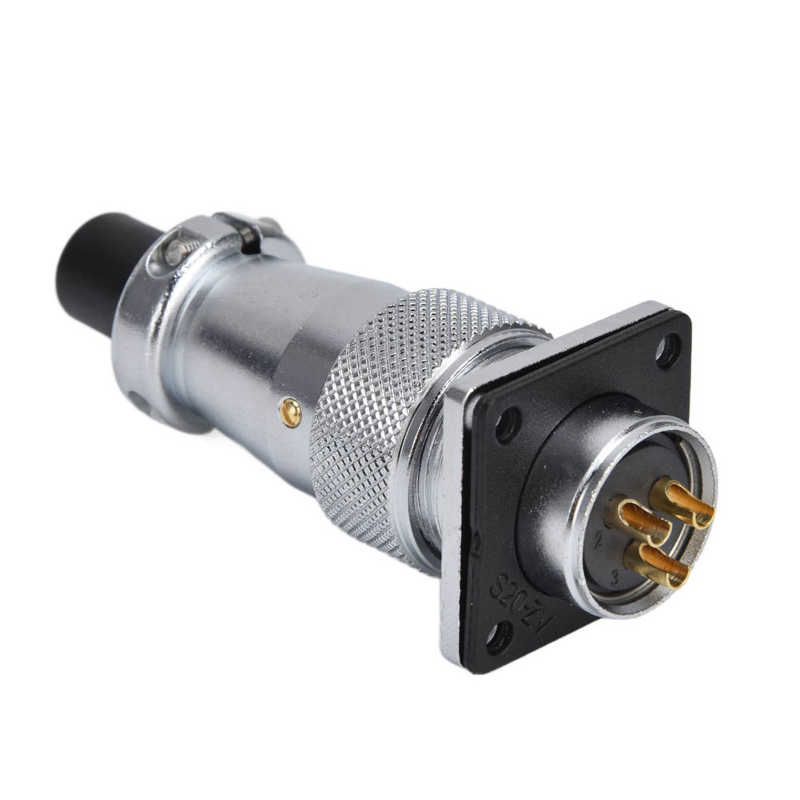 AC 500V 3 Pin Aviation Connector WS20 Aviation Connector Anti Interference for Post for Computer