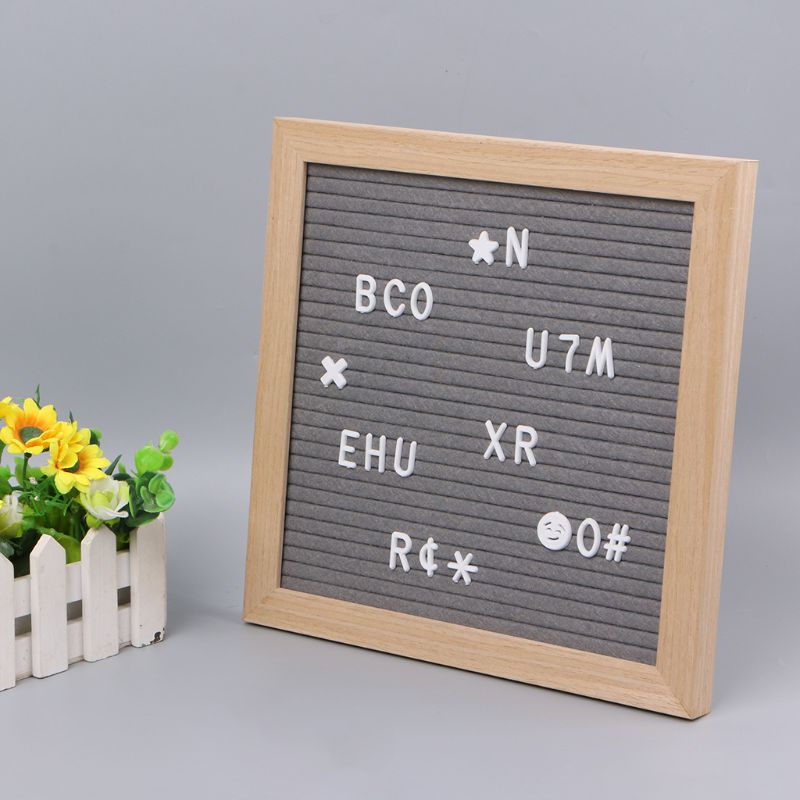 Ensemble de lettres en carton 170 chiffres caractères spéciaux mots pour feutre signes de Message modifiables et panneaux d'affichage