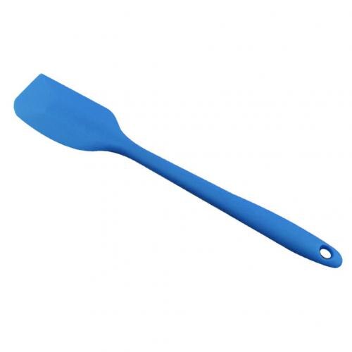 Multicolor Non Stick Butter Cooking Silicone Spatula Set Cookie Pastry Scraper Cake Baking Spatula Silicone Spatula Baking tools: Blauw