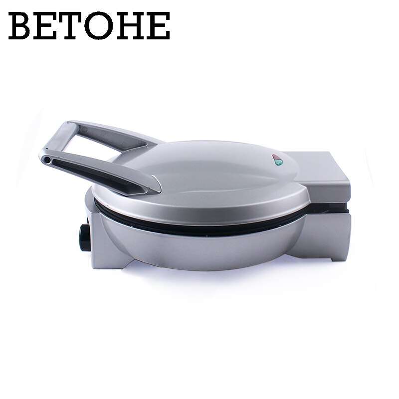 Plancha eléctrica de doble cara para hacer crepes y tortitas, sartén para Pizza, máquina para freír carne y barbacoa, sartén para hornear, plancha para pasteles