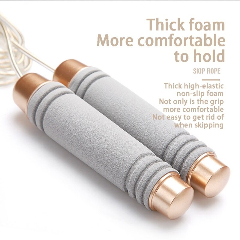 3m Jump Ropes Steel Wire Jump Rope Belt Bearing For Aerobic Exercise Like Speed Training Endurance Training Fitness Gym