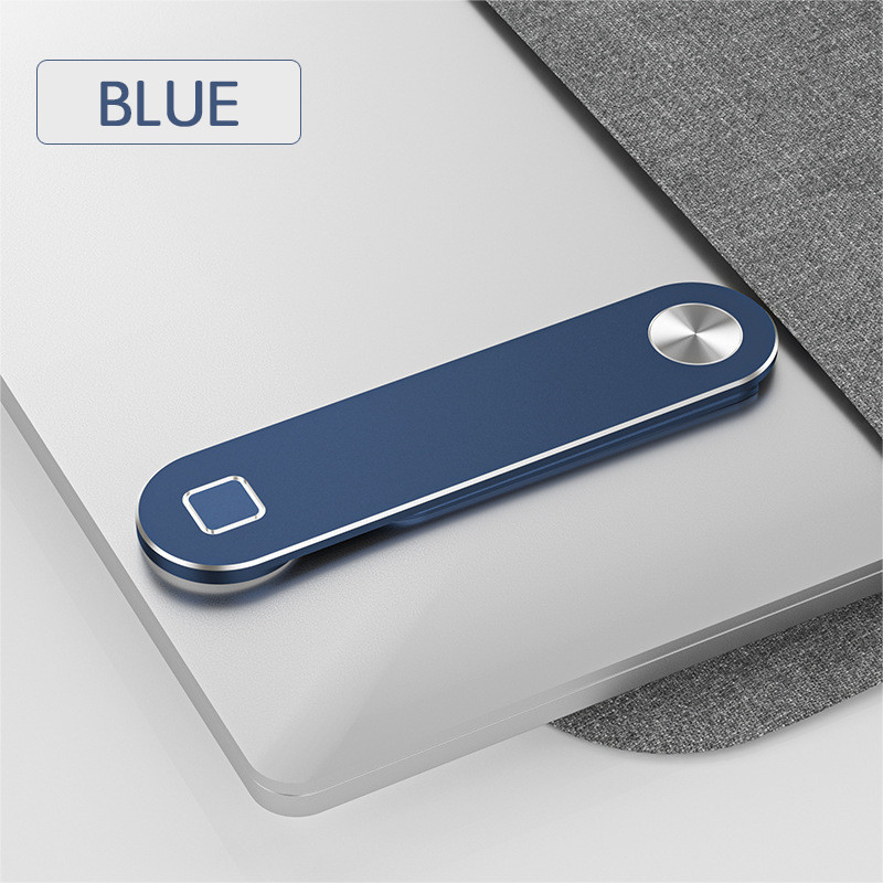 Laptop Screen Support Holder Magnetic Folding Holder Side Mount Tablet Phone Stand Adjustable Display Desktop Bracket: Sapphire