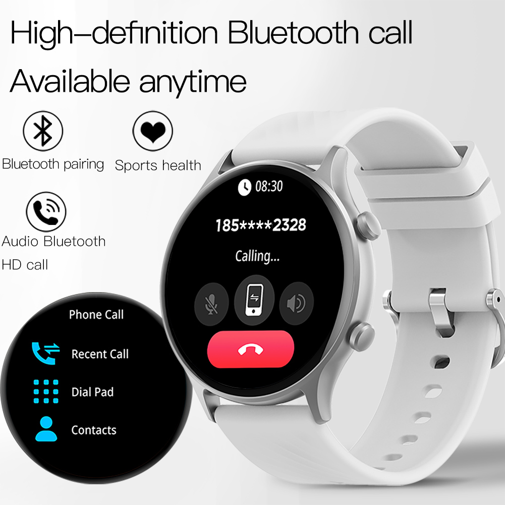 OLEVS 8204 Smart Watch Original Electronic Watch For Men and Women Bluetooth Sports Fitness AI Voice Assistant Smartwatch Reloj: GRAY