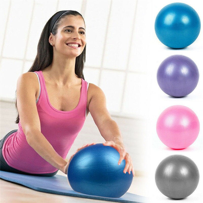 25 cm druckfeste, explosionsgeschützte yoga-übungsbälle mit durchmesser für gymnastik, pilates, balance, fitness und heimtraining