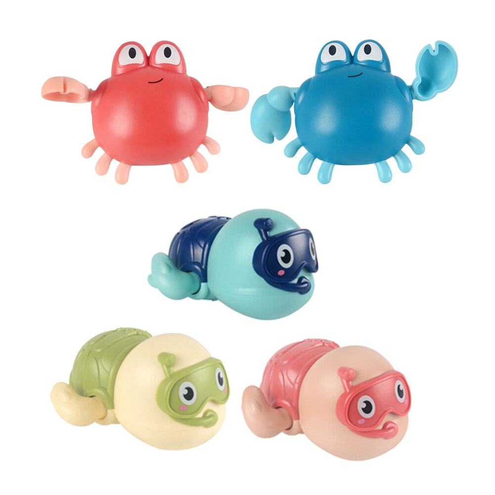 Cartoon Animal Shape Baby Water Toy Wound-up Chain Clockwork Kids Bath Toys