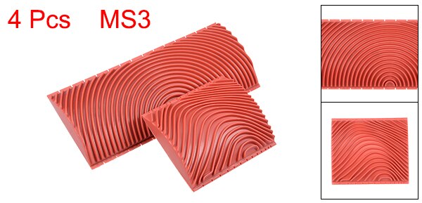 2 Stuks Houtnerf Tool, Hout Nerven Schilderen Tool Rubber Diy Imitatie Houtnerven Tool Kit Hout Effect Verf Tool Voor