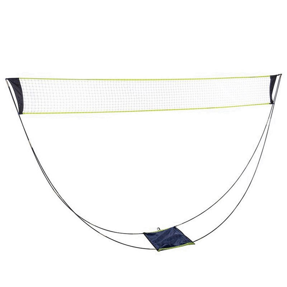 draussen Tragbare Badminton Netz Faltbare Volleyball Tennis Badminton Nylon Netz Gestell Badminton Ausrügestochen