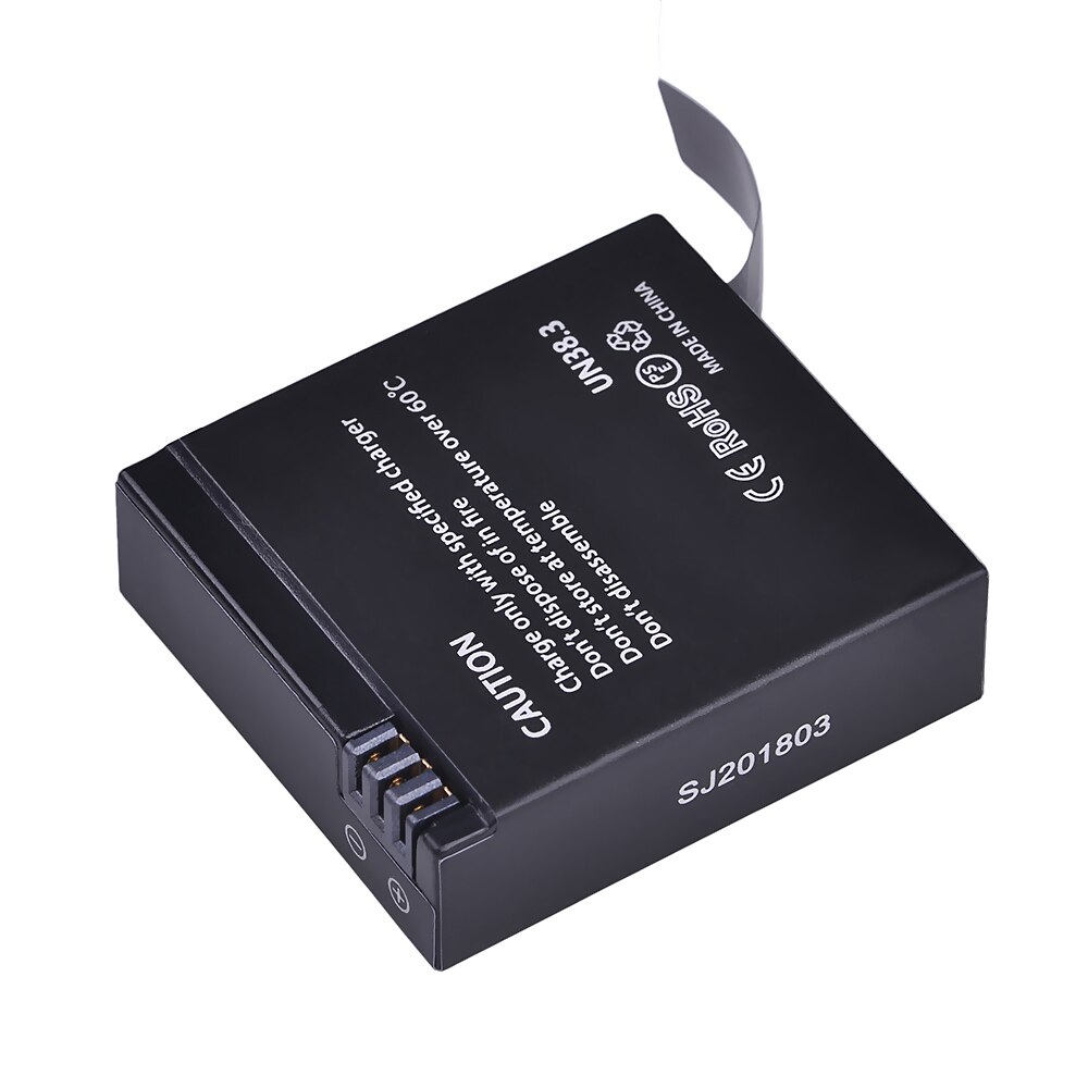Tectra 2-Pack 1000mAh 3.8V Li-ion Battery for SJCAM SJ7 Action Camera