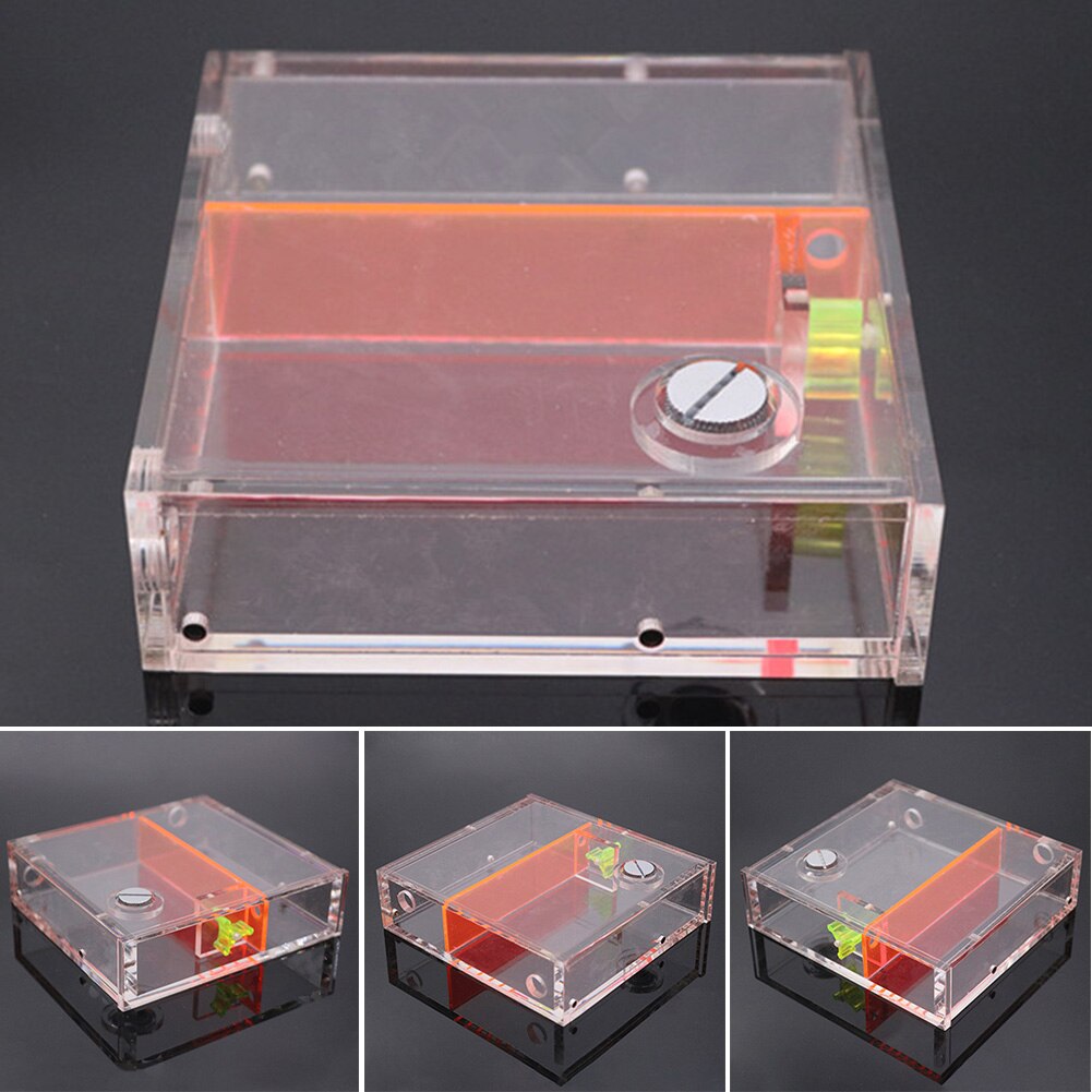 Radiator Liquid Water Cooling Tank Rectangle Single Drive Desktop Computer Block Transparent Reservoir Easy Install Acrylic
