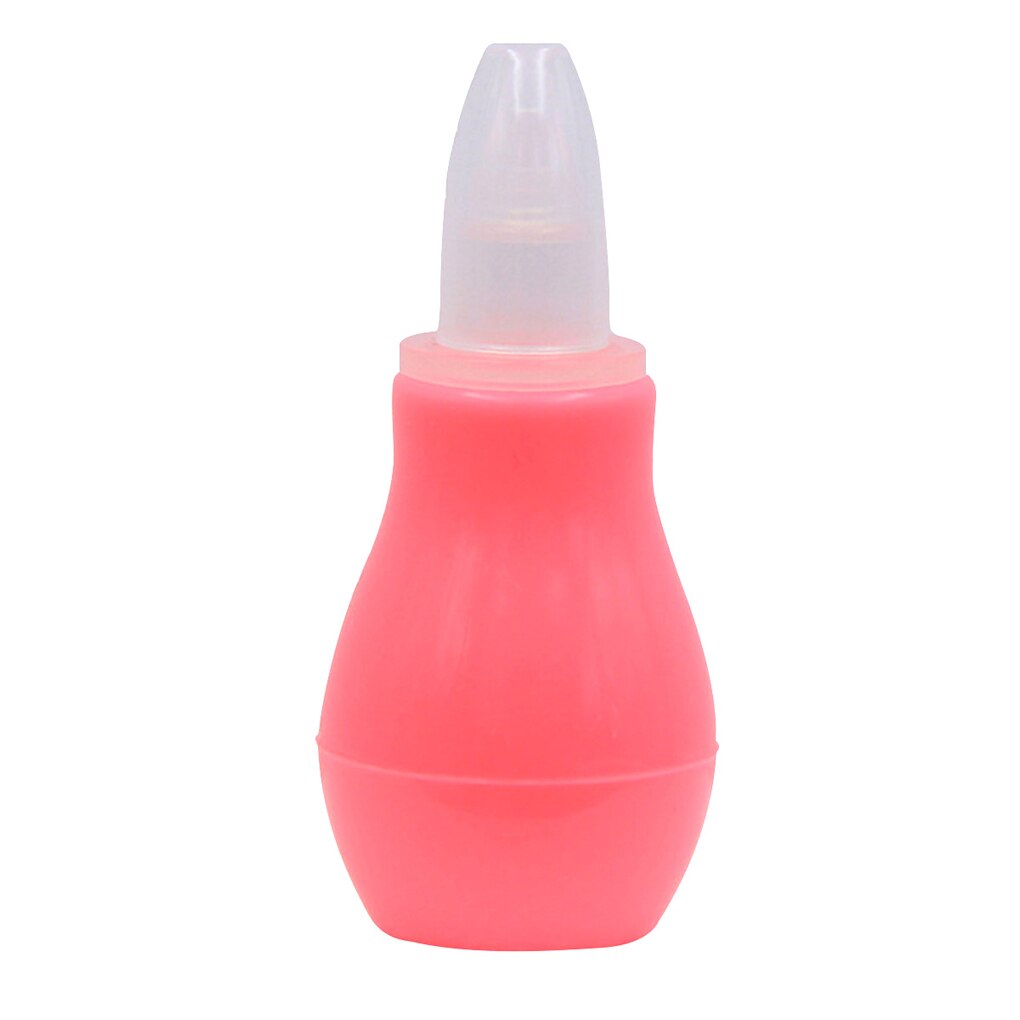 -né Bébé Silicone Bébé Aspirateur Nasal Sûr Bébé Nez Nettoyeur Snot Aspirateur Embout Souple Nettoyant Bébé Soins Produits: pink