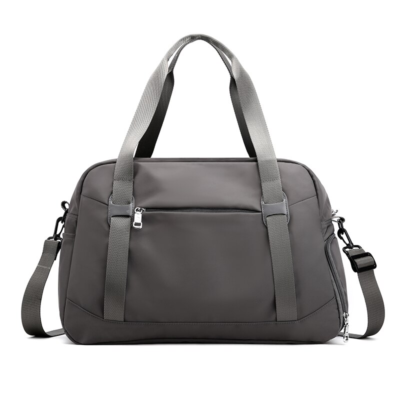 Brand Women Nylon Handbags Shoulder bags Messenger Bags Ladies Vintage Tote Crossbody Bag Female Large space bags: Gray