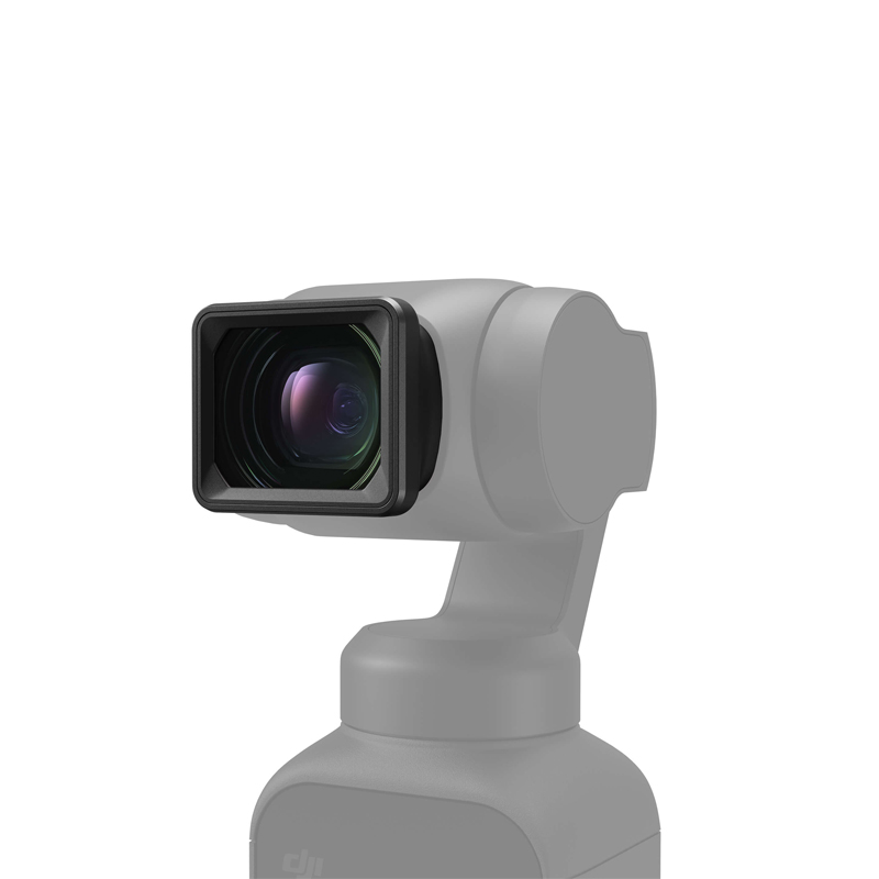 Original DJI Pocket 2 Wide-Angle Lens FOV increases to 110° with no distortion Equivalent focal length increases to 15mm: Default Title