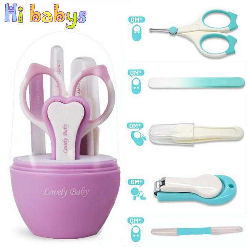 5pcs Baby Grooming Practical Clipper Trimmer Convenient Daily Baby Hair Brush baby Care Kits clipper scissor kid toiletries