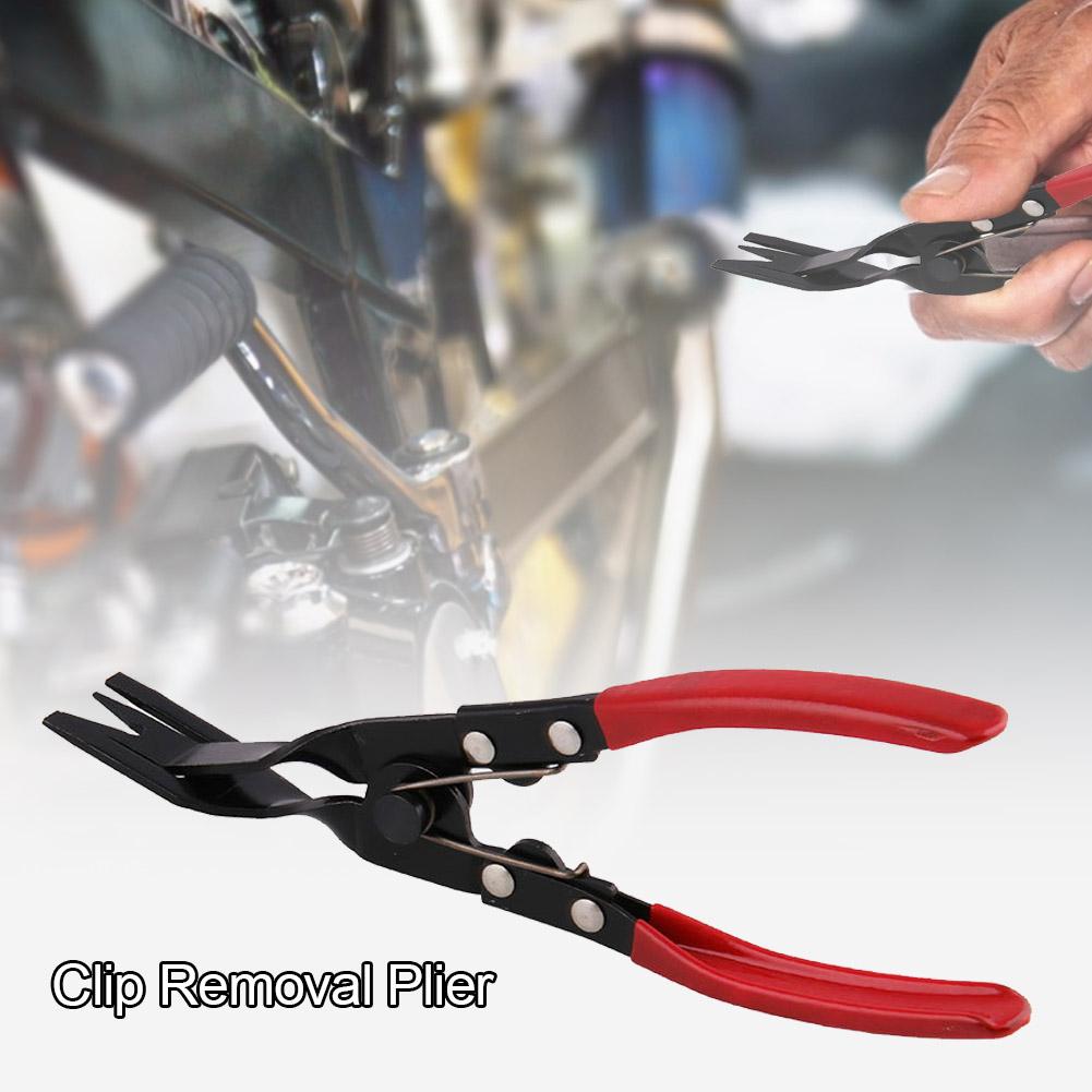 Clips fjernelse tænger fastgørelse trim tang bærbar auto reparation tang for nemt at fjerne trim polstring clips auto tilbehør