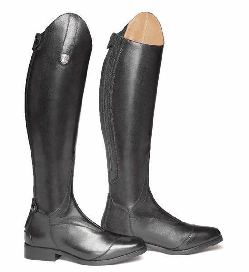 Equitazione Stivali Alti Cavallo Al Ginocchio Rider Campo di Cuoio Scarpe Equestre Lungo Bootcut Rider Larga Albero Medievale Costume Alti Per Le Donne: Black / 34