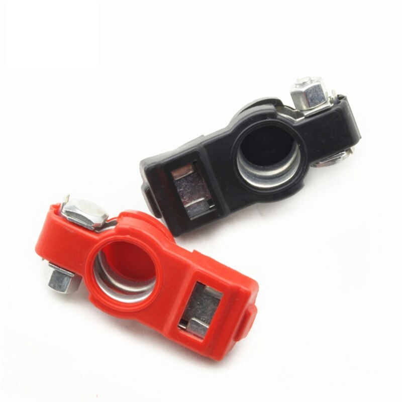 2 szt. Łatwa instalacja akumulator samochodowy zaciski ocynkowana zacisk mocujący ciężki obowiązek złącza terminali